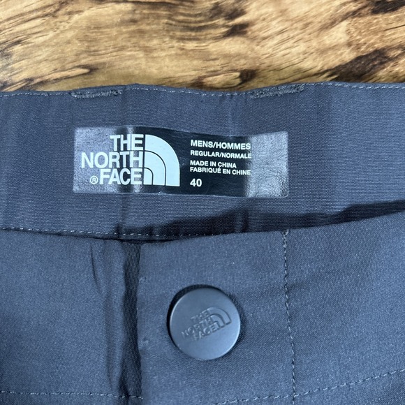 The North Face Pants Men's 40 Gray Lightweight Outdoor Hiking Zipper Pocket - Picture 3 of 5